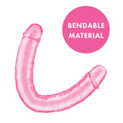 Me You Us Ultra Cock Jelly Double Ended Dildo 12 Inch