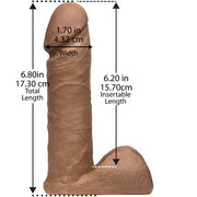 Vac-U-Lock ULTRASKYN Cock - 6 Inch -