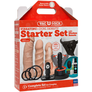 Doc Johnson Vac U Lock Vibrating Dual Density Starter Set