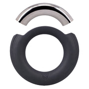 Fort Troff Pinch Zero Cock Ring Black Silver