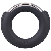 Fort Troff Pinch Zero Cock Ring Black Silver