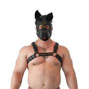 BRUTUS Vegan Pup Hood -Black
