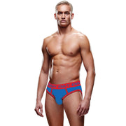 SOLID ENVY JOCK - BLUE/RED -