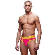 SOLID ENVY JOCK - PINK/YELLOW -