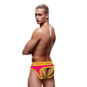 SOLID ENVY JOCK - PINK/YELLOW -