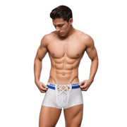 Envy Sporty Lace Up Trunk White LXL