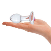 Glas 3.5inch Bling Bling Glass Butt Plug