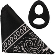 Rock Solid The Code Silicone Cock Ring with Bandana