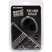 Rock Solid The Code Silicone Cock Ring with Bandana