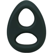 Rock Solid The Code Silicone Cock Ring with Bandana Hunter Green Black