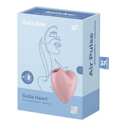 Satisfyer Cutie Heart Double Air Pulse Vibrator Light