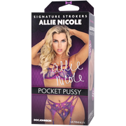 Doc Johnson Signature Strokers Allie Nicole ULTRASKYN Pocket Pussy