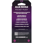 Doc Johnson Signature Strokers Allie Nicole ULTRASKYN Pocket Pussy