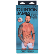 Signature Cocks - Quinton James - 9.5 Inch ULTRASKYN Cock with Removable Vac-U-Lock Suction Cup