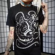 Bite Risk Muzzled Werewolf T-shirt