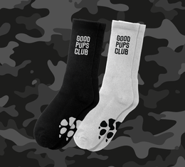 Good Pups Club Socks, White