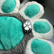 Dripping paw Black Pin