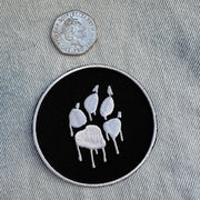Dripping Paw Circle Patch