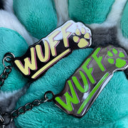 Wuff Key Ring, Green