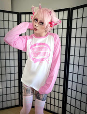Submissive & Breedable Pink Long Sleeve T-shirt