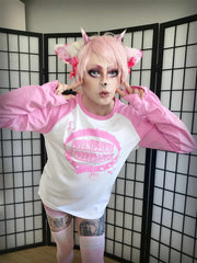 Submissive & Breedable Pink Long Sleeve T-shirt