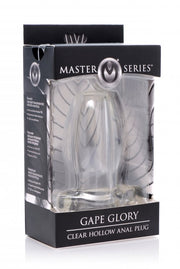 Master Series Gape Glory Hollow Anal Plug Small