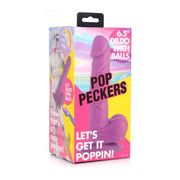 Pop Peckers Dildo With Balls 6.5 Inch