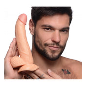 Pop Peckers Dildo With Balls Light 7.5 Inch