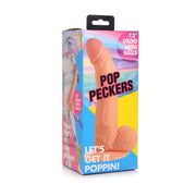 Pop Peckers Dildo With Balls Light 7.5 Inch