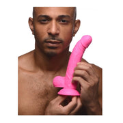 Pop Peckers Dildo With Balls 7.5 Inch