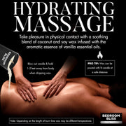 Bedroom Bliss Lover's Massage Candle Vanilla