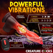 Creature Cocks Ramming Hound Thrusting & Vibrating Silicone Dildo