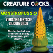 Creature Cocks Monstropus 2.0 Vibrating Tentacle Silicone Dildo