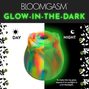Bloomgasm Glow Rose Glow in the Dark Clit Stimulator
