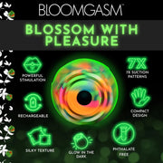 Bloomgasm Glow Rose Glow in the Dark Clit Stimulator
