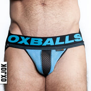 Oxballs Airmesh Upthrust Slider Strap Jock Sky Large