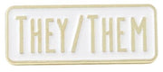 They/Them Enamel Pin