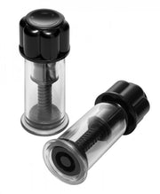Master Series Black Max Powerful Twist Nipple Suckers