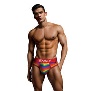 Envy Rainbow Pride Brief Red SM