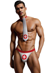 Envy 2 Piece Nurse Costume Kit Red LXL