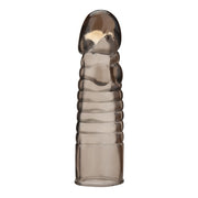 Blue Line ch Ribbed Realistic Penis Enhancing Sleeve Extension