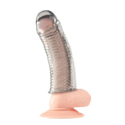 Blue Line ch Textured Penis Enhancing Sleeve Extension