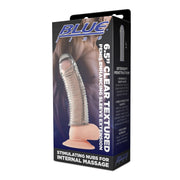 Blue Line ch Textured Penis Enhancing Sleeve Extension