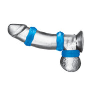 Line Nuts & Bolts Stretch Cock Ring Set