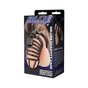 Blue Line Deluxe Chastity Cock Cage