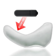 Hunkyjunk Buzzfuck Sling With Taint Vibe Vibrating Cock Sling Ice