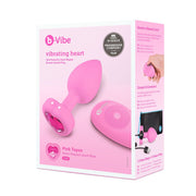 b-Vibe Vibrating Heart Butt Plug Small Medium