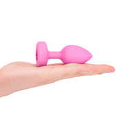 b-Vibe Vibrating Heart Butt Plug Small Medium
