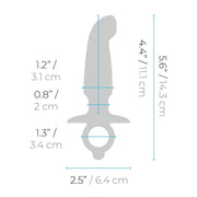 b-Vibe Butties Hither Silicone Prostate Plug 5.6 Inch