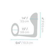 b-Vibe Ringer Cock Ring & Plug